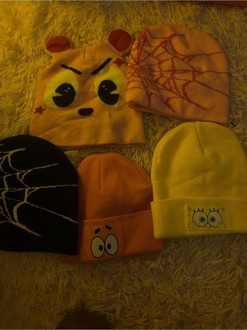 Bundle of beanies .
